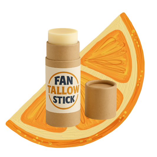 Orange Tallow Lip Balm – .35 oz Travel Size